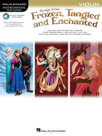 Songs From Frozen, Tangled And Enchanted: Violin (Book/Online Audio)