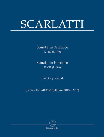 Sonatas (2) K182 & K497 For Keyboard (Set ABRSM Syllabus 2015-2016)