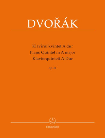 Piano Quintet A Major Op.81: Parts & Score (Barenreiter)