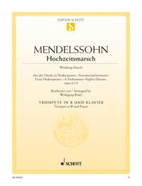Hochzeitsmarsch: Wedding March For Trumpet & Piano