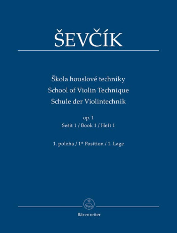 School Of Violin Technique: Op.1 Book 1 1st Position (Barenreiter)