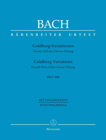 Goldberg Variations BWV988 : Piano (Barenreiter)