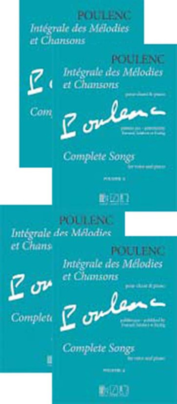 Integrale Des Melodies Et Chansons: 4 Volume Set: Vocal & Piano