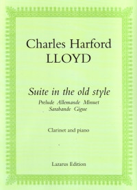 Suite In The Old Style: Clarinet & Piano