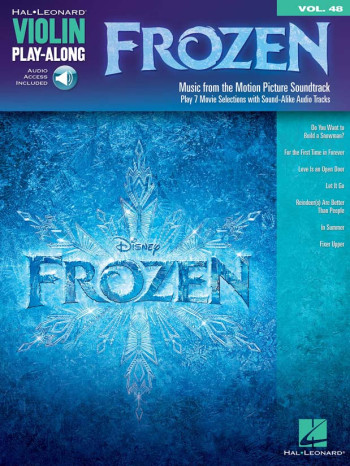 Violin Play-Along Volume 48: Frozen Book & Audio