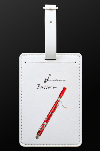 Luggage Tag Bassoon