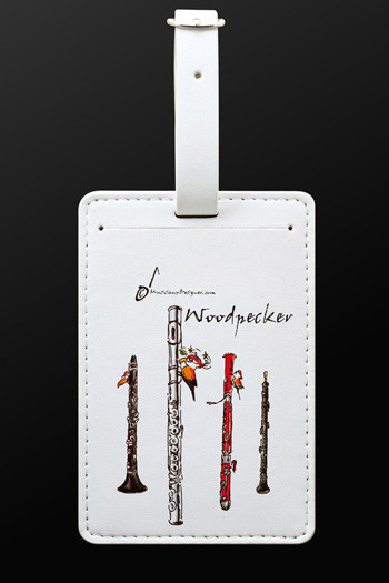 Luggage Tag Woodpecker