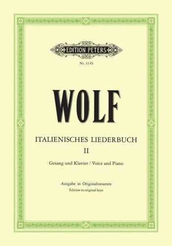 Italian Lyrics: 46 Songs: Vol 2: Voice & Piano (Peters)