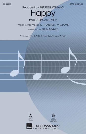 Happy Vocal SATB (Pharrell Williams Arr. Mark Brymer)