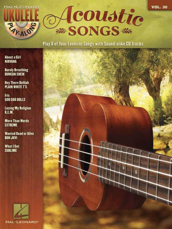 Ukulele Play-Along Volume 30: Acoustic Songs (Book/CD)