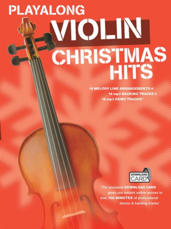 Play-Along Violin: Christmas Hits Book & Audio Download
