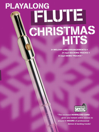 Play-Along Flute Christmas Hits Book & Download Card