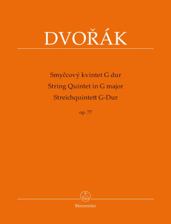 String Quintet In G Major Op. 77 Set Of Parts (Barenreiter)