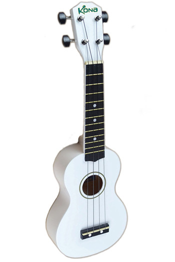 Kona White Soprano Ukulele