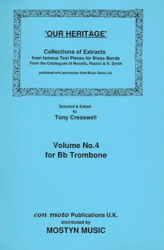 Our Heritage Vol.4 Bb Trombone Solo: Treble Clef
