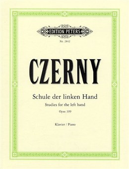 10 Studies For The Left Hand Op.399: Piano Studies (Peters)