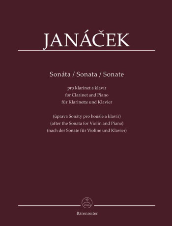 Sonata For Clarinet & Piano (Barenreiter)