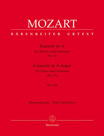 Piano Concerto No.12 A Major K414: Piano Reduction (Barenreiter)