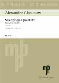 Saxophone Quartet Bb Major, Op. 109: Study Score - Piano Reduction Included