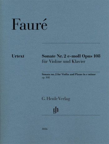 Sonata No.2 E Minor Op.108: Violin & Piano (Henle)