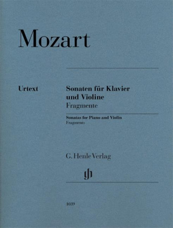 Sonatas For Violin & Piano Fragments (Henle)