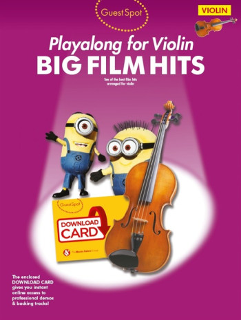 Guest Spot: Big Film Hits Violin (Book/Download Card)