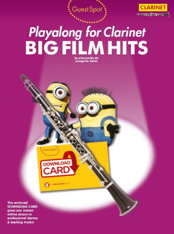 Guest Spot: Big Film Hits Clarinet (Book/Download Card)