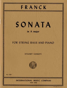 Sonata: A Major: Double Bass & Piano  (International)