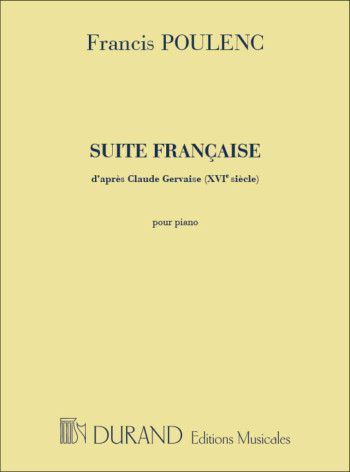 Suite Francaise: Piano Solo (Durand)