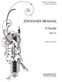 4 Duets, Op. 61 Piano Duet (Simrock)