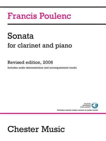 Sonata For Clarinet & Piano (2006 Edition) Includes Audio Demo & Accompaniment Tracks (Che