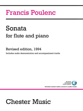 Sonata For Flute & Piano Includes Audio Demo & Accomp Tracks (Chesters)