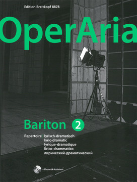 OperAria Baritone 2 Book & Recording Voice & Piano (Breitkopf)