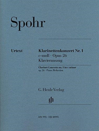 Concerto C Minor Op.26 No.1: Clarinet & Piano (Henle)