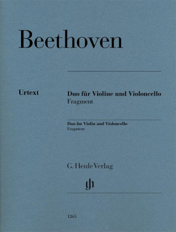 Duo For Violin And Violoncello, Fragment (Henle HN1265)