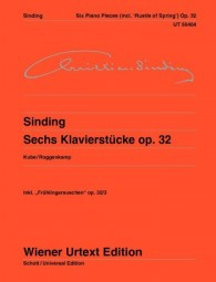 Six Piano Pieces Inc Rustle Of Spring Op32  Piano Solo  (Wiener Urtext)