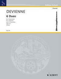 6 Duos For 2 Clarinets Op 74 (Mauz) (Schott)