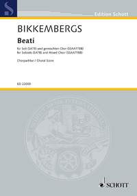 Beati Choral Score - Soloists (SATB) And Mixed Choir (SSAATTBB) A Cappella - Russian