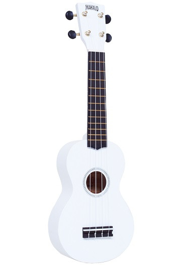 Mahalo Rainbow White Soprano Ukulele