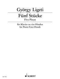 Five Pieces Piano Duet (Schott)