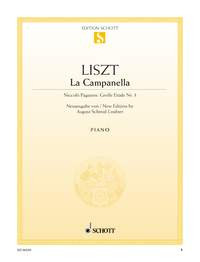 La Campanella (Niccolò Paganini: Great Study No. 3)  Piano (Schott)