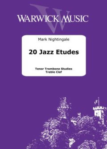 20 Jazz Etudes Trombone Treble Clef: Book (nightingale)
