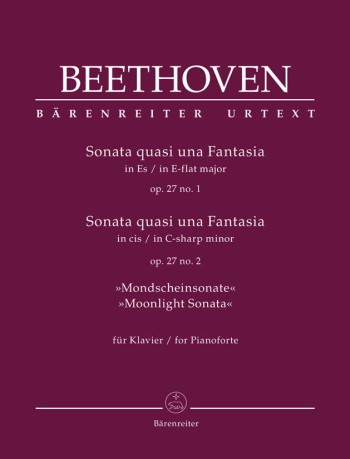 Piano Sonata Op.27/1 & 27/2 (Moonlight) Quasi Una Fantasia (Barenreiter)