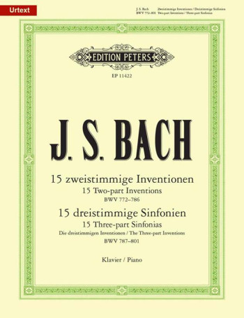 Inventions & Sinfonias BWV 772-801: Piano (Bartels) (Peters)