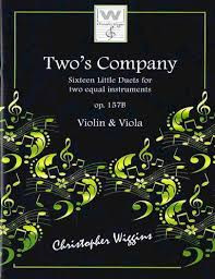 Two's Company: 16 Little Duets: Op157B: Violin & Viola (Wiggins)
