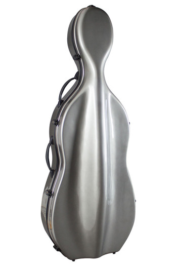 Hidersine Grey Fibreglass Cello Case