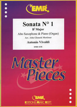 Sonata No.1: Bb Major: Alto Saxophone & Piano (Mortimer)