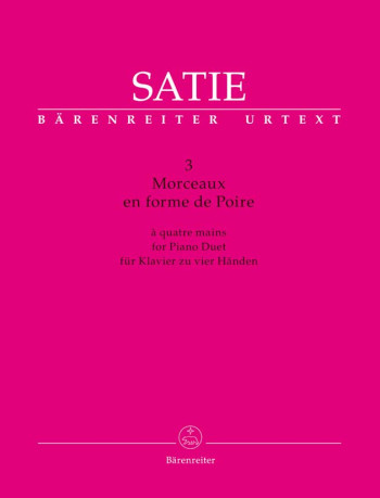 3 Morceaux En Forme De Poire Piano Duet (Barenreiter)