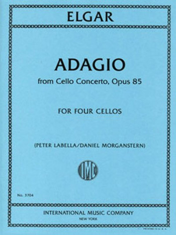 Adagio From Cello Concerto OP85  Arranged For 4 Cellos(International)