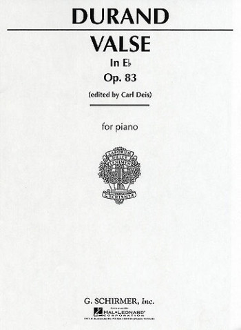Premier Waltz Eb Op.83 Piano Solo (Schirmer)